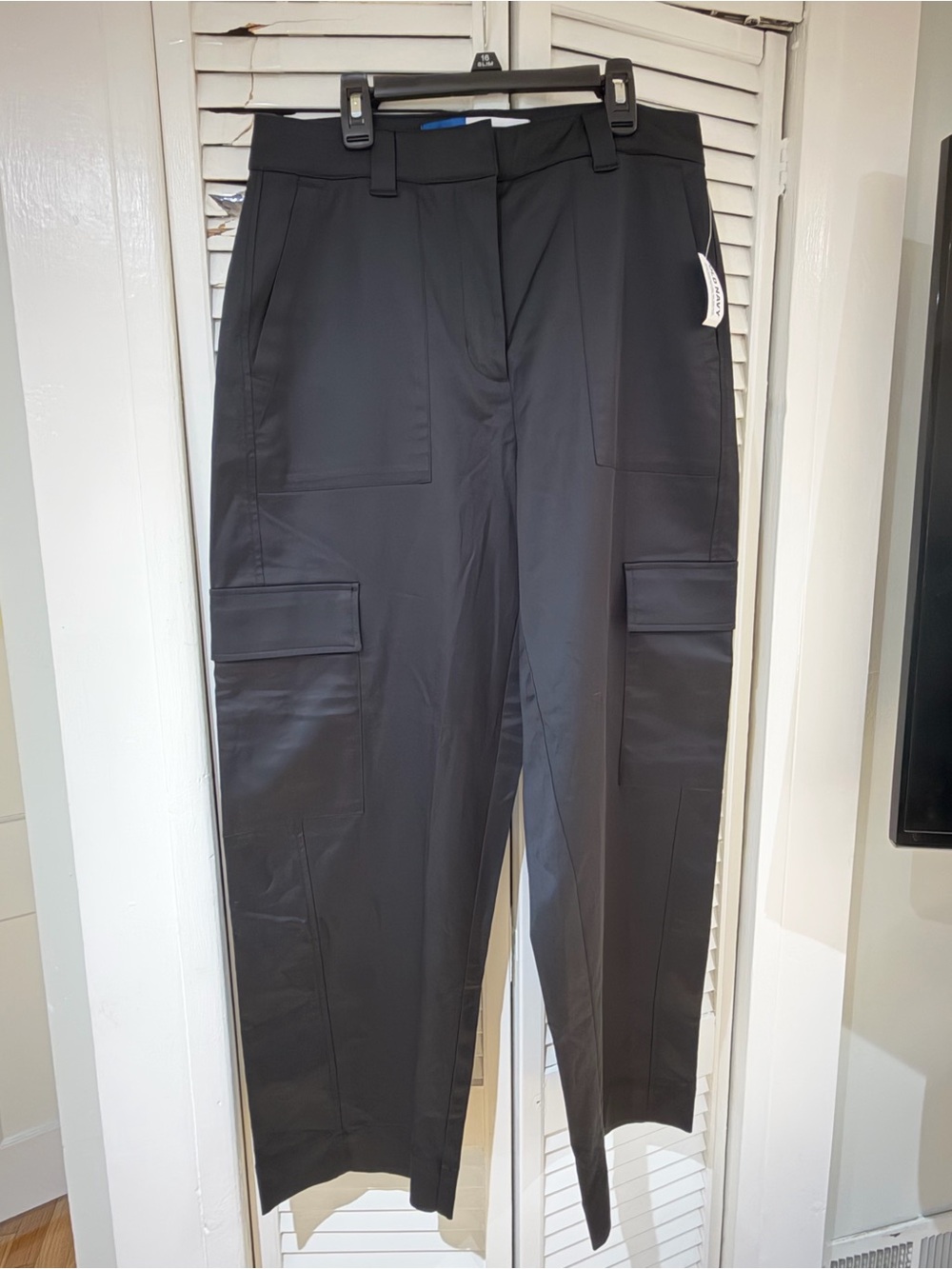 Old Navy Black Wide-Leg Cargo Pants